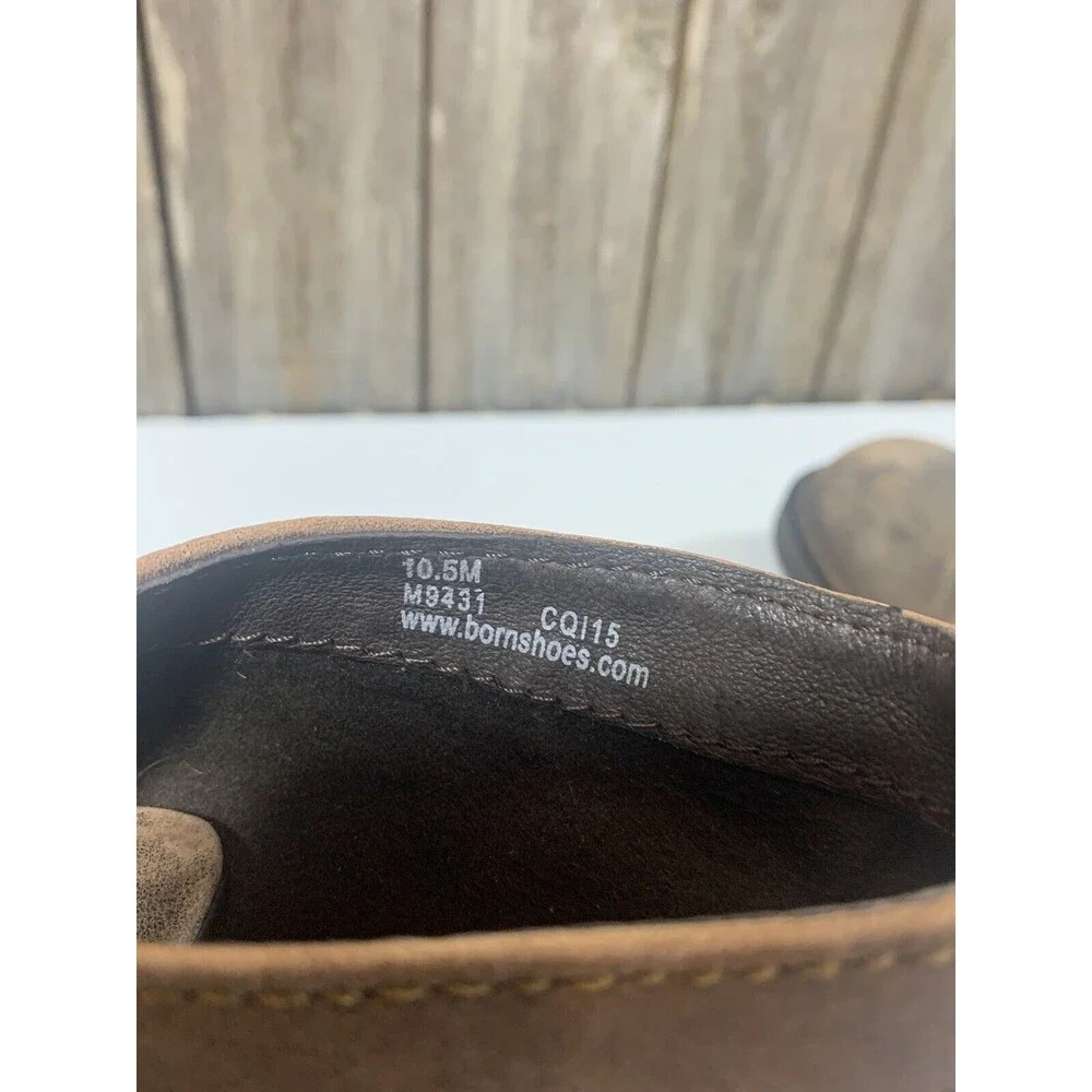 Born Harrison Chukka Brown Leather Boots Mens Shoe Size 10.5
